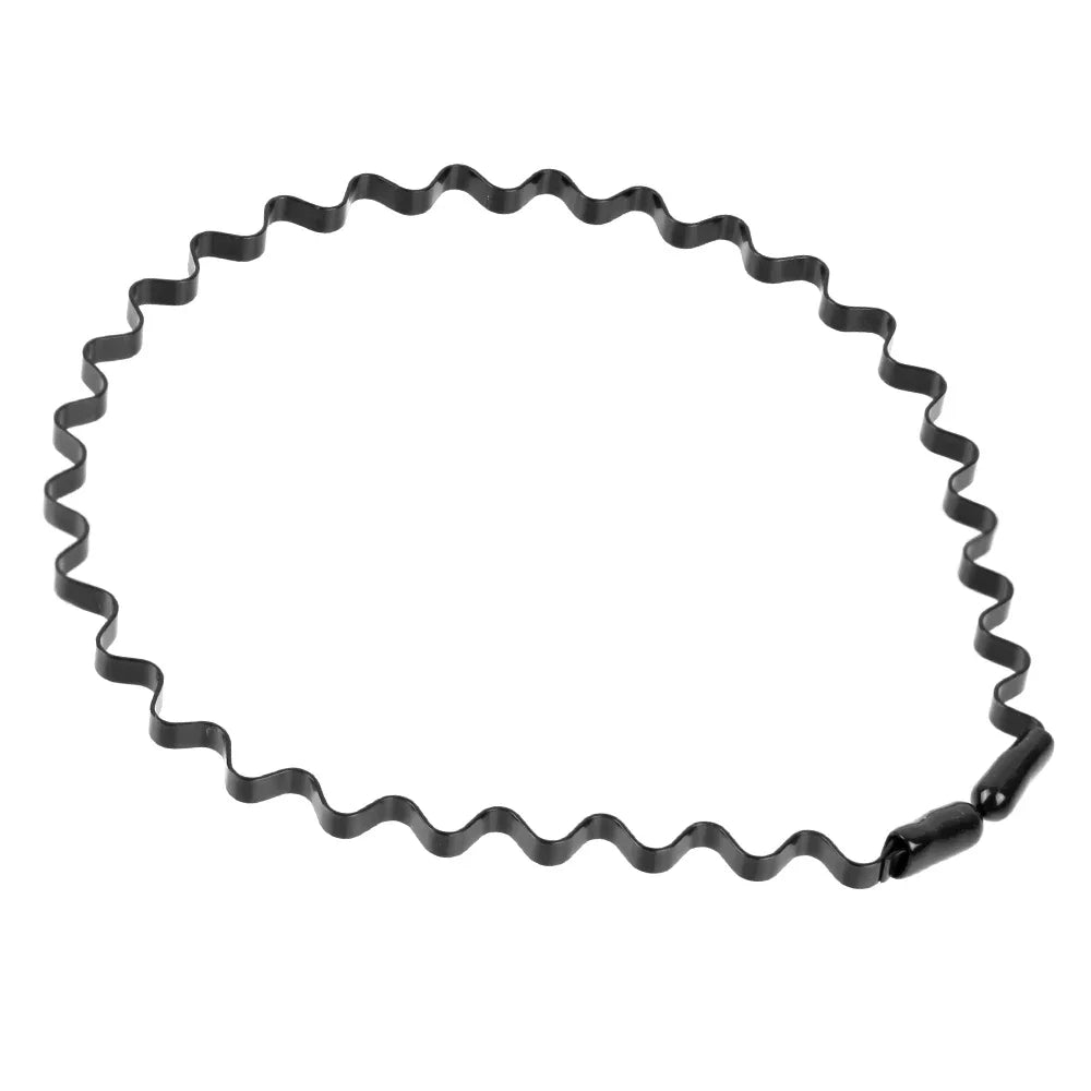 Wave Metal Headband - Unisex Sport Hair Accessory