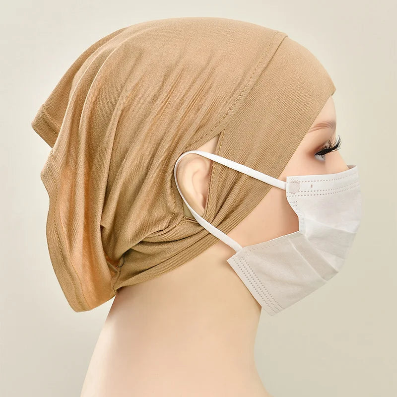 Bonnet Jersey Élégant avec Trou d'Oreille LAVEN