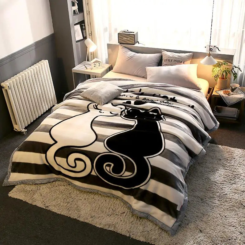 Douceur Florale: Couverture Ultra Confort