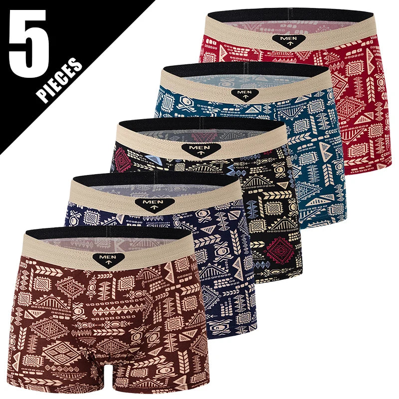Versatile Black & Gold Boxer Shorts for Active Men
