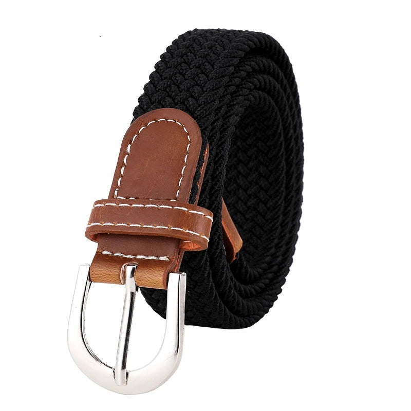 Versatile Stretch Woven Belt for All Styles
