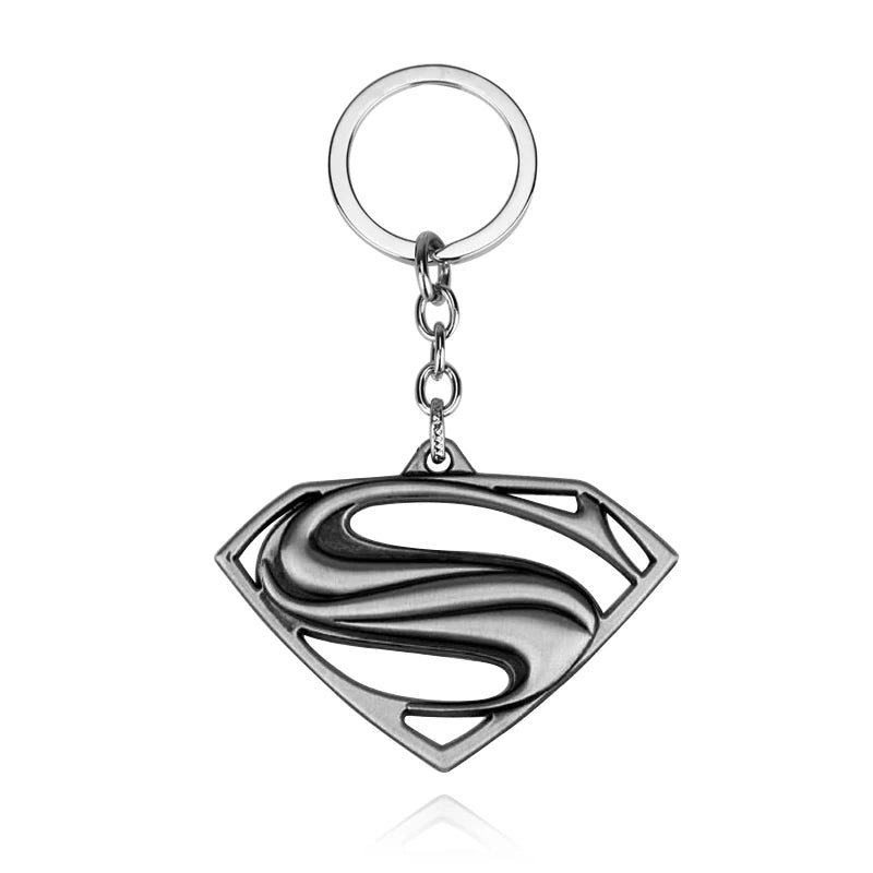 Superman Bat Keychain - Metal Pendant for Fans