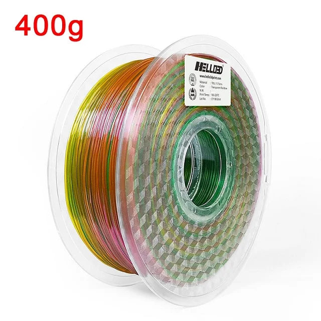 Filament TPU Flexible 1.75mm Turquoise Transparent 1kg
