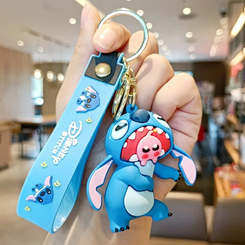 Disney Charm Keychains: Mickey, Minnie & Lilo Fun!