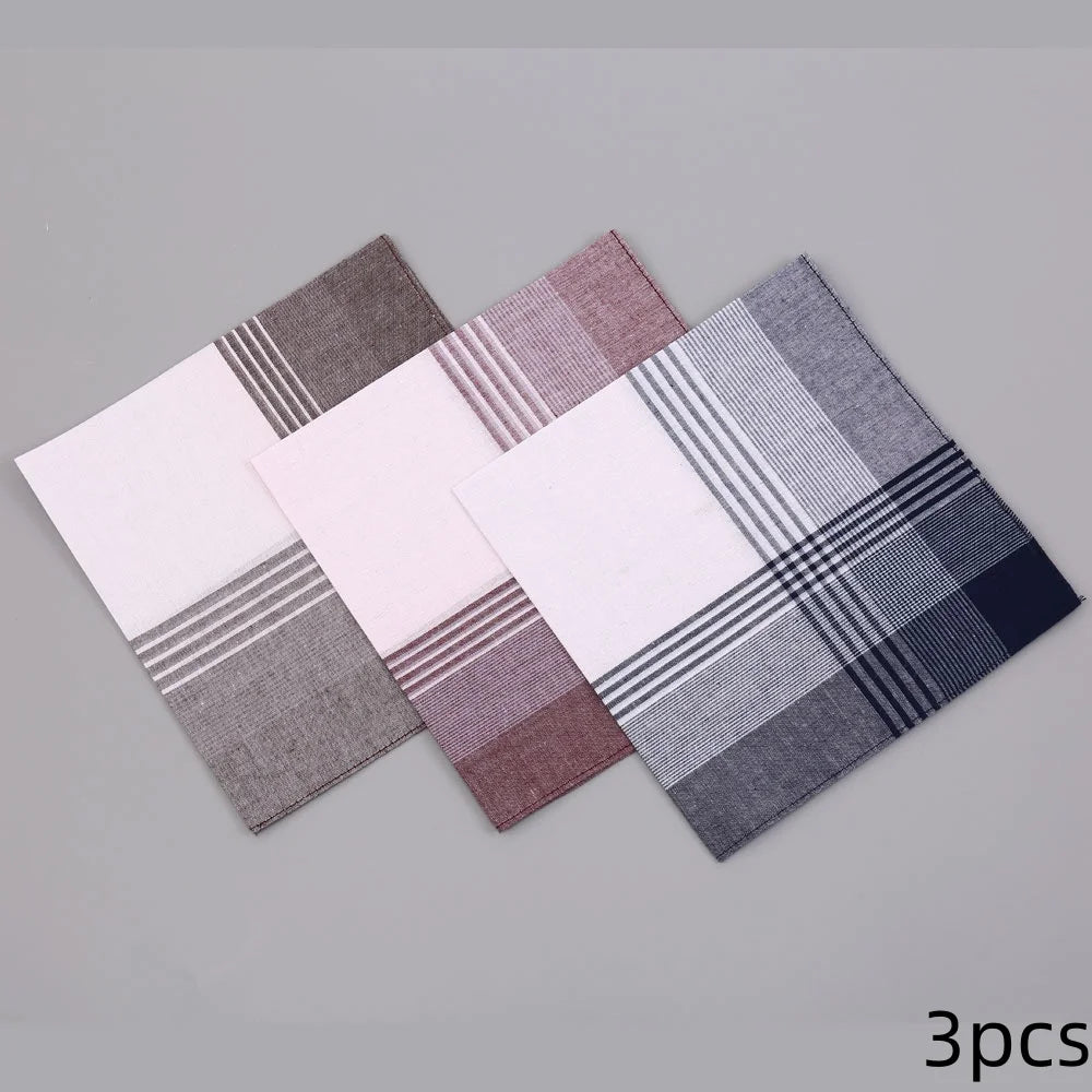 Chic Cotton Pocket Squares - Unisex Handkerchiefs