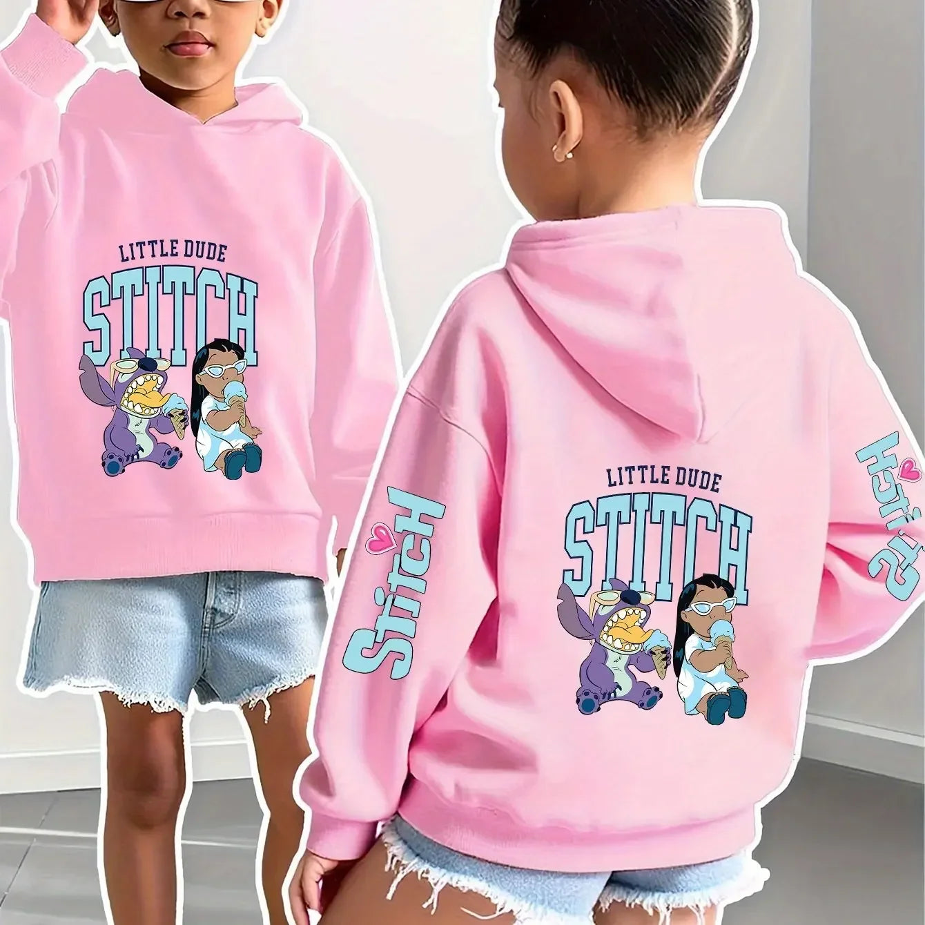 Sweat Disney Stitch Unisexe pour Enfants - Cool & Fun