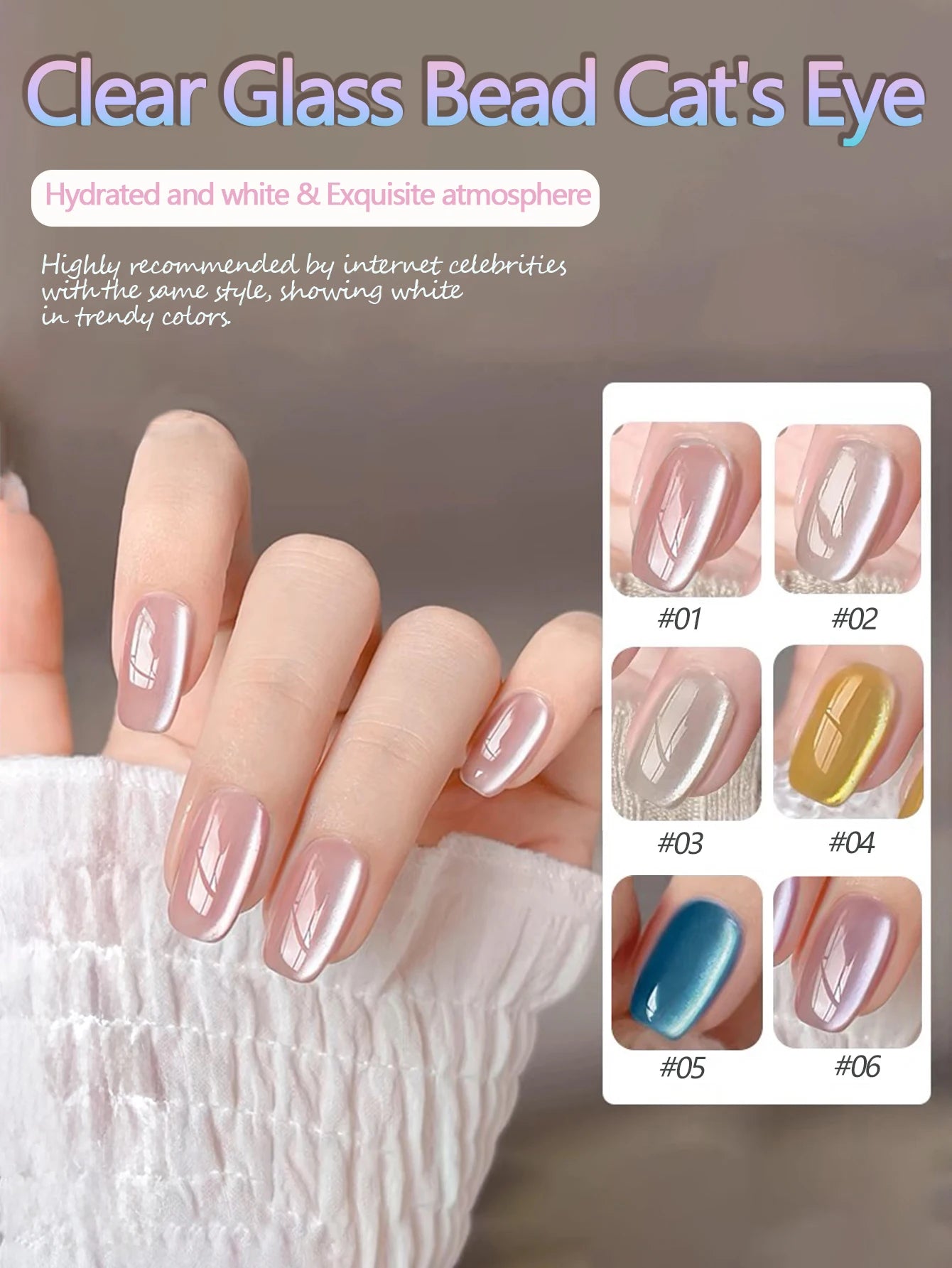 Gel Vernis Nail Art 24 pièces Éclat Rouge