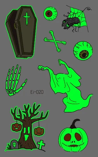 Tatouages Halloween Drôles pour Enfants