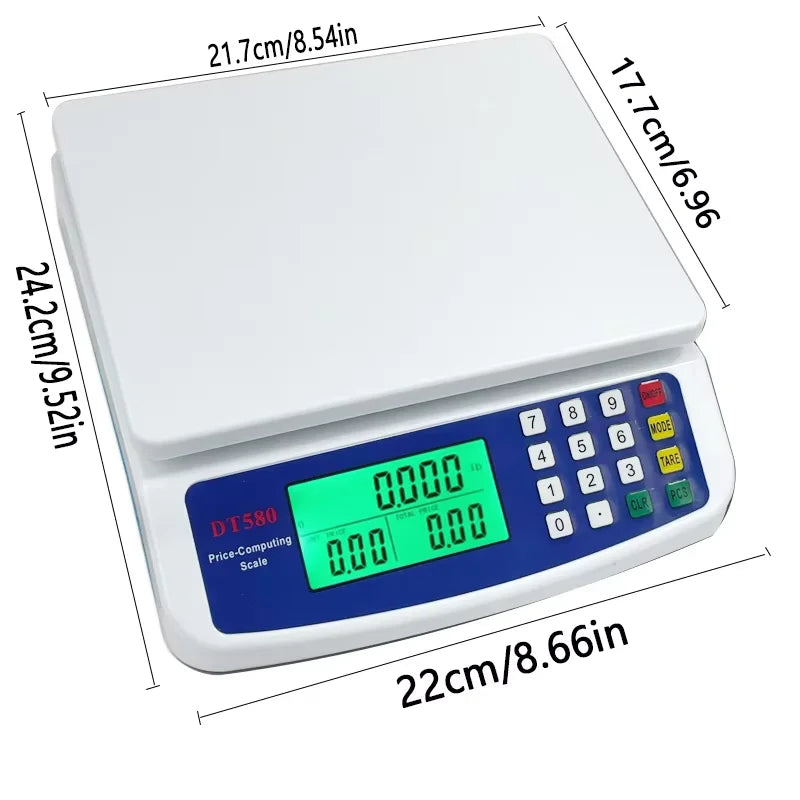 Precision 30kg Digital Food Scale with LCD Display