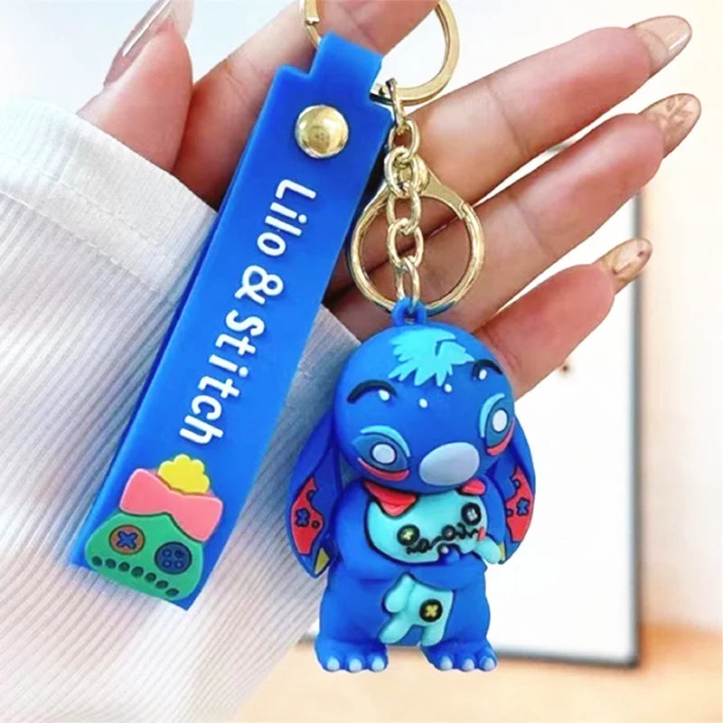 Disney Charm Keychains: Mickey, Minnie & Lilo Fun!