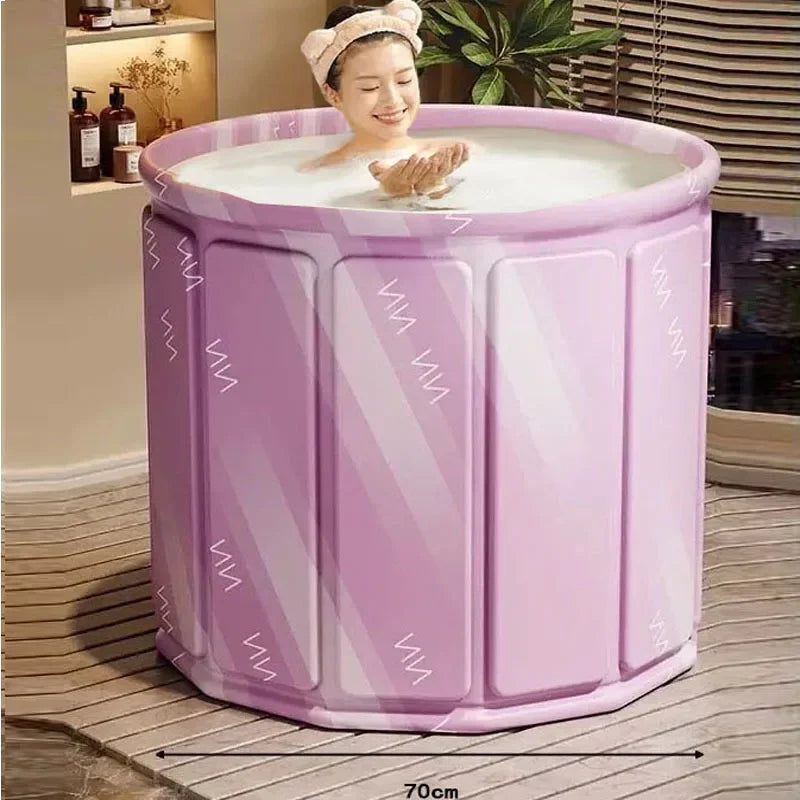 Baignoire Éco-Pliable: Compacte & Durable pour Tous