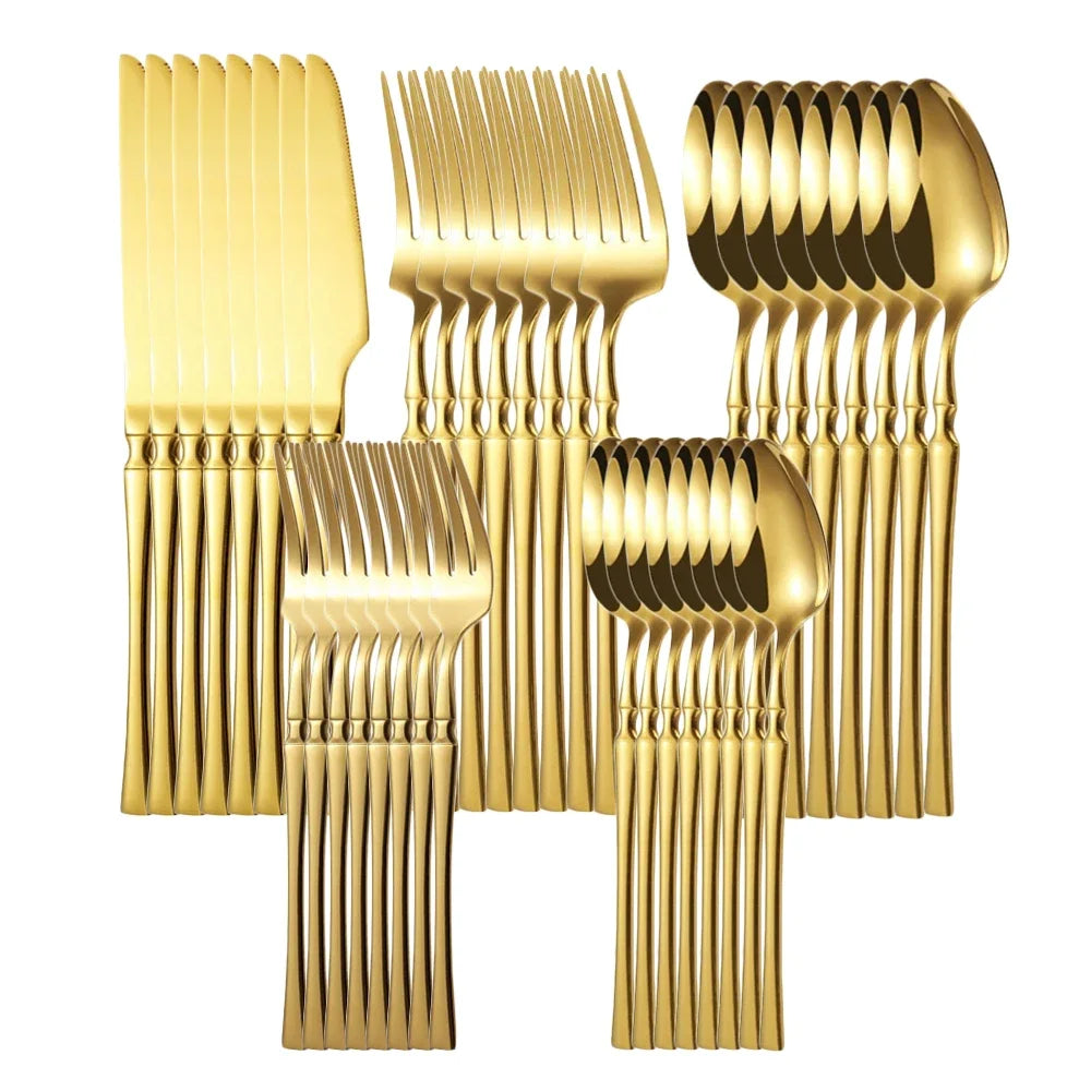 Élégance Inox: Service de Table 20/30/40 Pièces