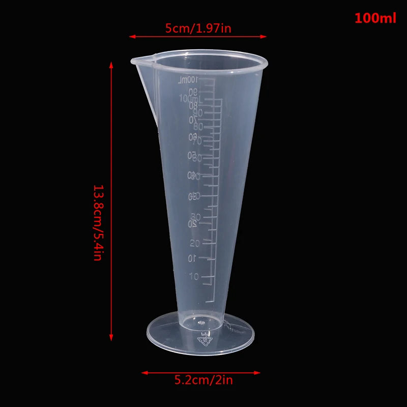 Gobelet Mesure Plastique Gradué Transparent Empilable