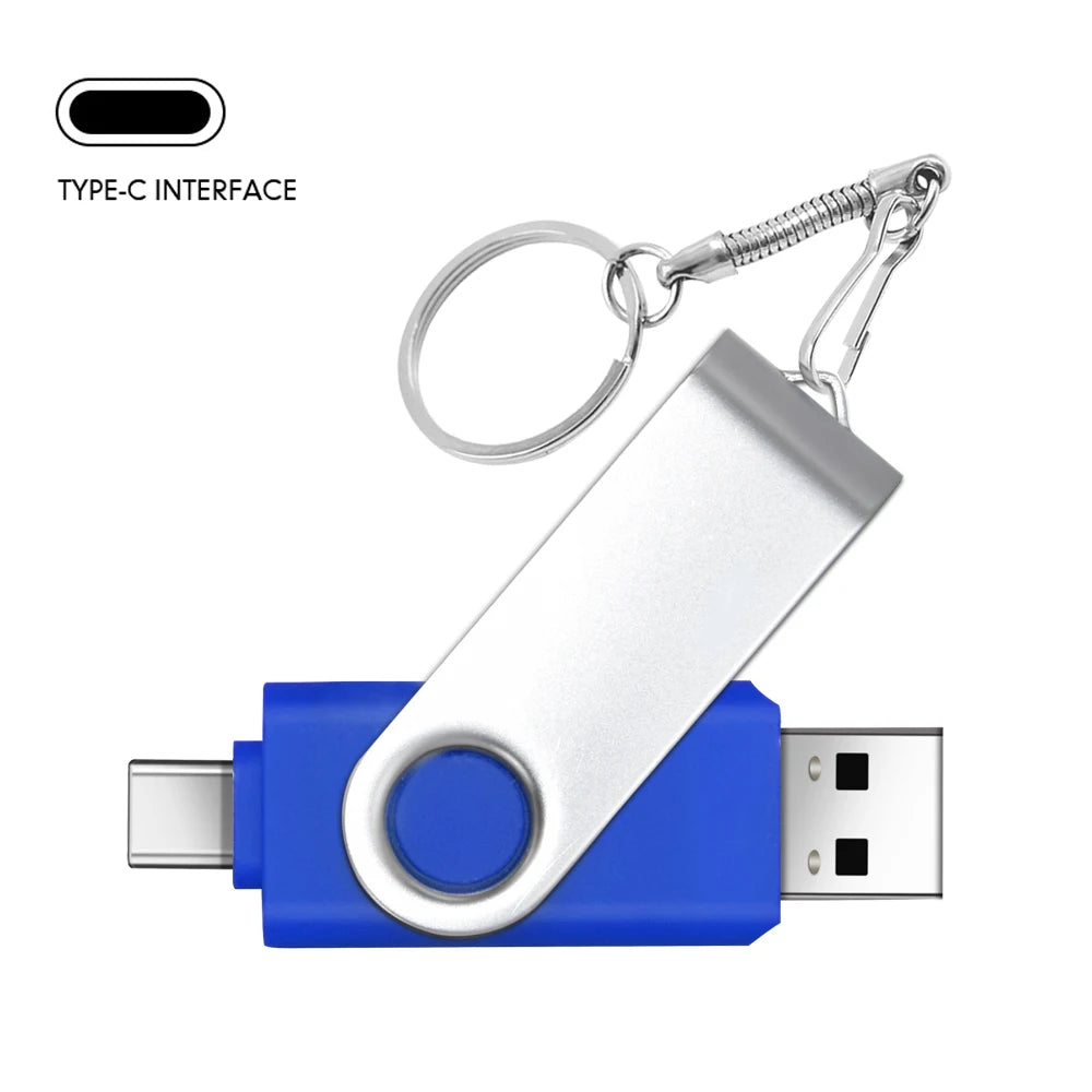 Clé USB 2 en 1 KFHIREW 64GB Noir Créatif