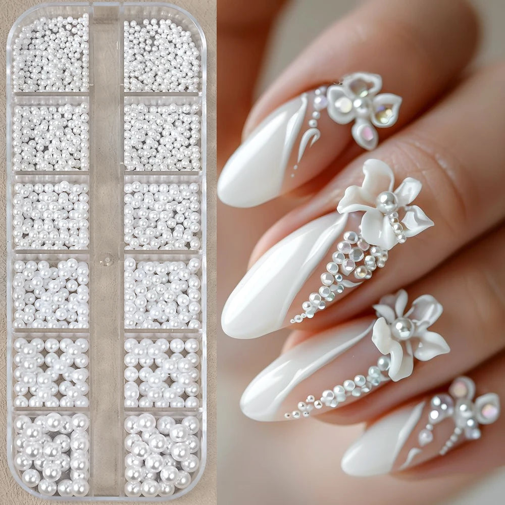 Charms Océan Doré 3D pour Nail Art