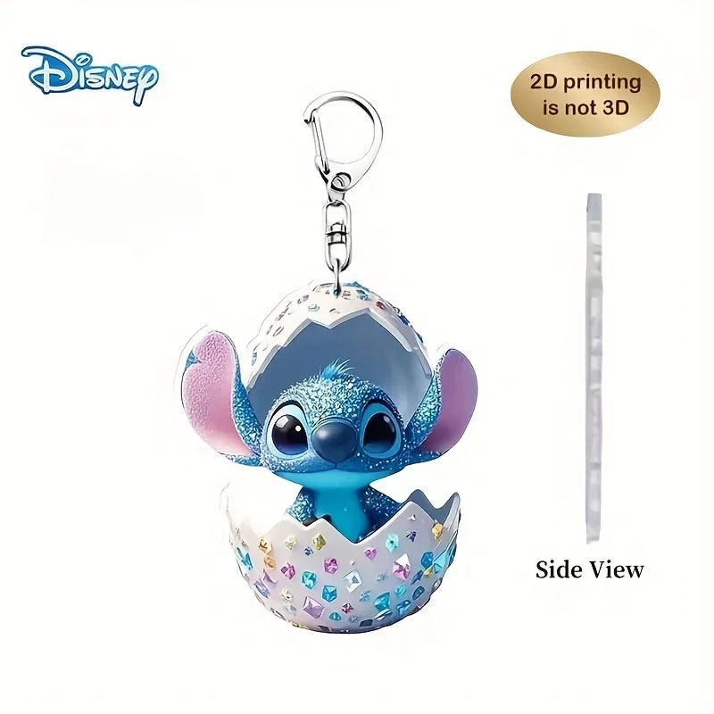 Porte-clés Lilo & Stitch Double Face Mignon 5cm