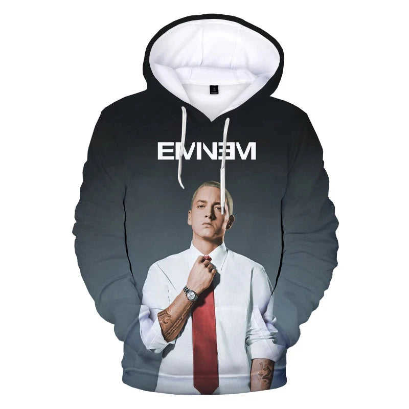 Hoodie 3D Hip Hop Élite
