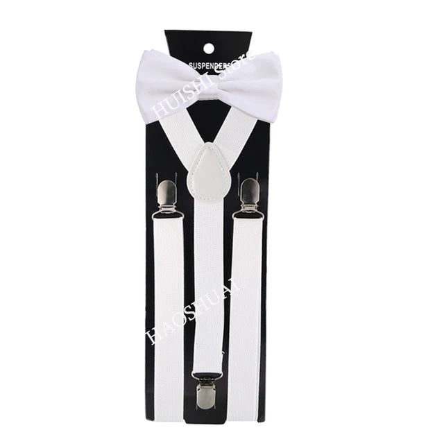 Chic Bowtie & Suspender Set for All Occasions