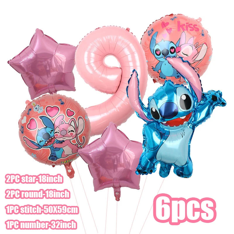 Disney Lilo & Stitch Pink Party Set