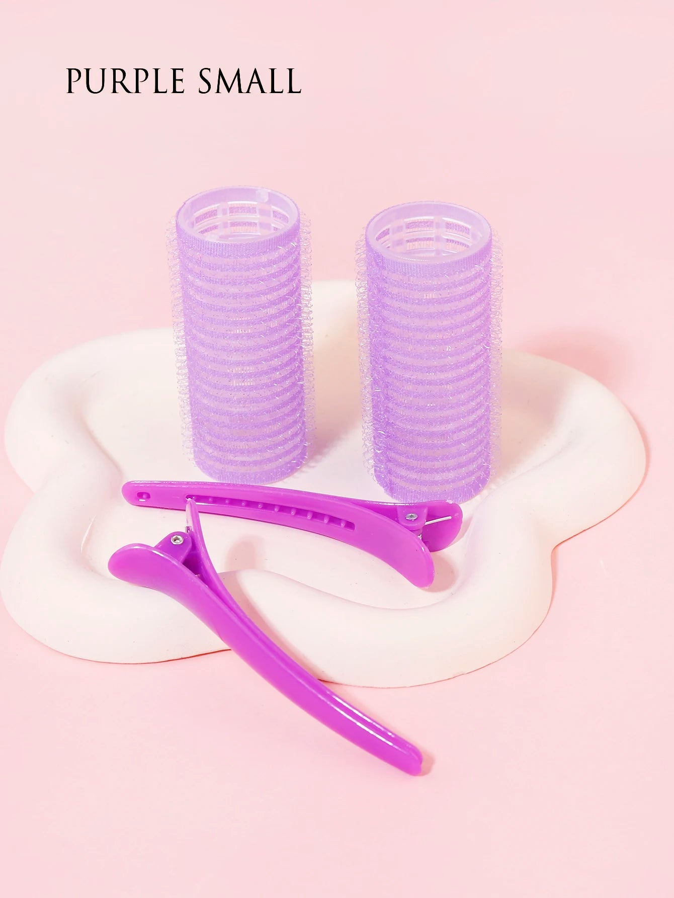 Bigoudis portables auto-adhésifs 4 pièces élégants