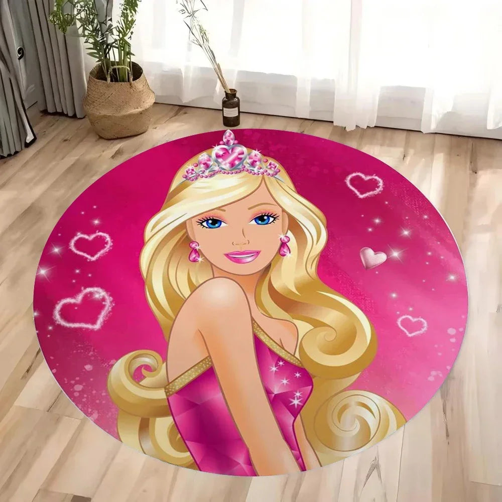 Barbie Chic: MINISO Anti-Slip Round Rugs