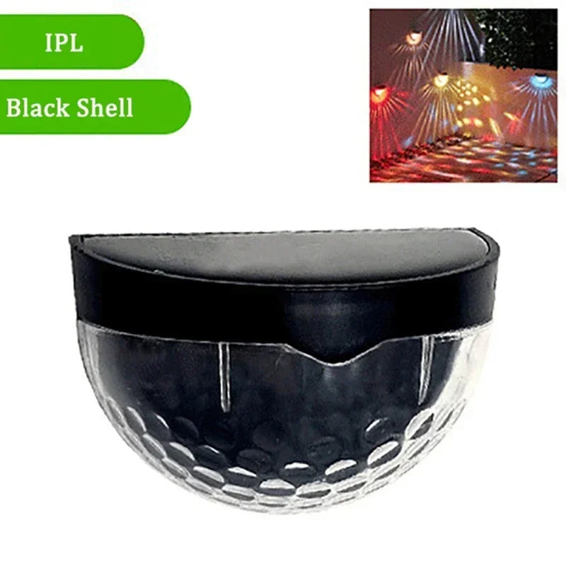 SolarGlow 10-Pack: LED Wall Lamps for Outdoor Charm