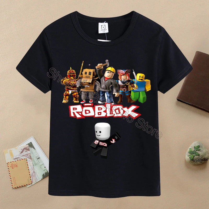 T-shirt Cartoon Enfant ROBLOX Été 6-12 ans