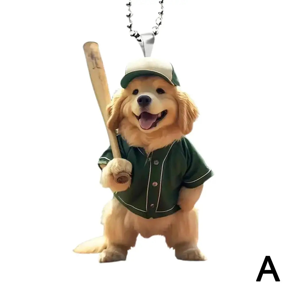 Pendentif Chic : Chien & Chat en Acrylique