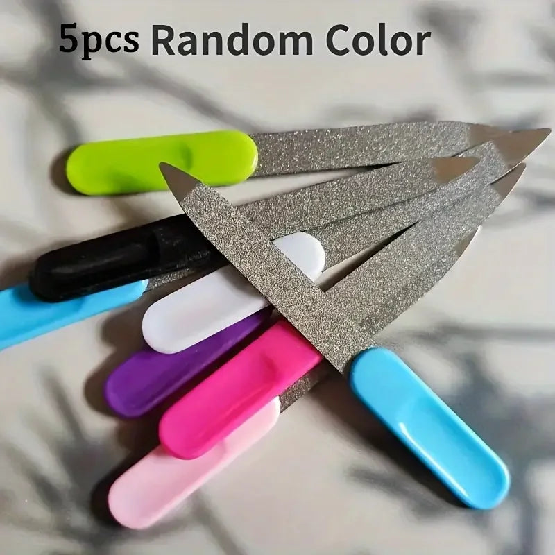 Double-Sided Stainless Nail File Set - Fragrance-Free