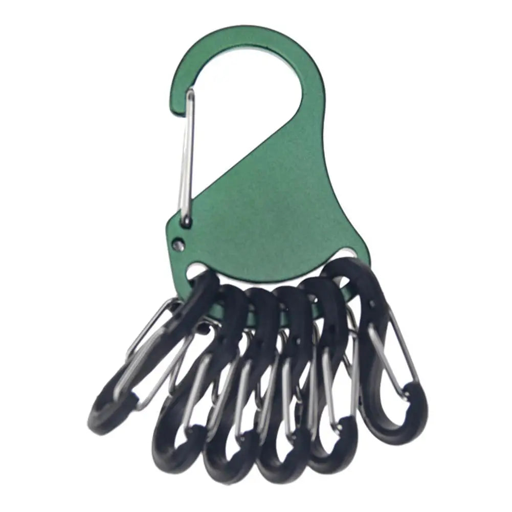 Crochet Mousqueton 6 Bacs: Rangement & Camping