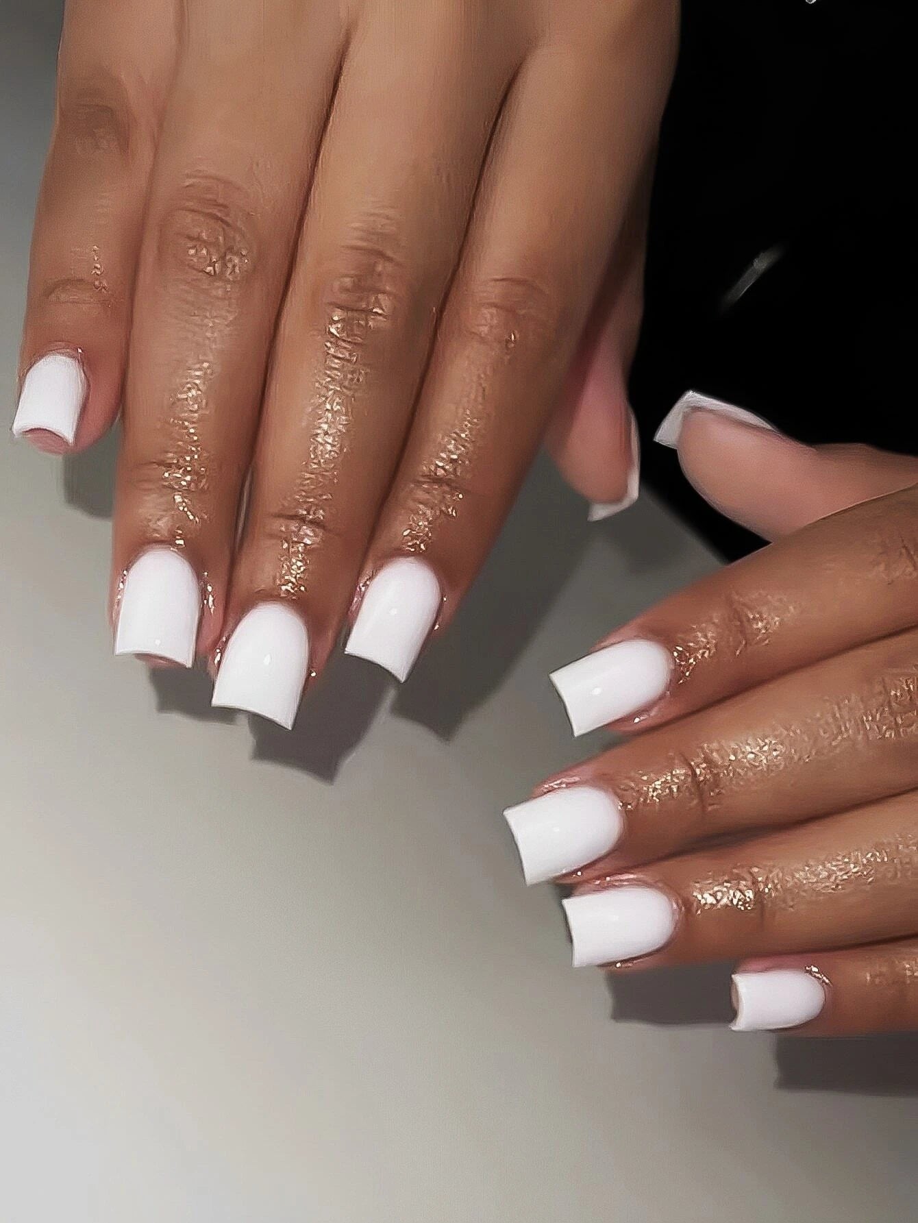 NailArt Éclat Rouge - 24 Faux Ongles