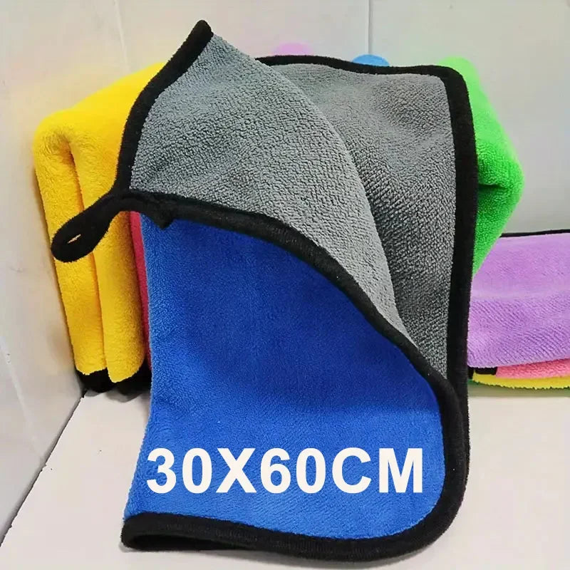 Chiffons Microfibre Luxe - 5 Pièces Nettoyage Auto