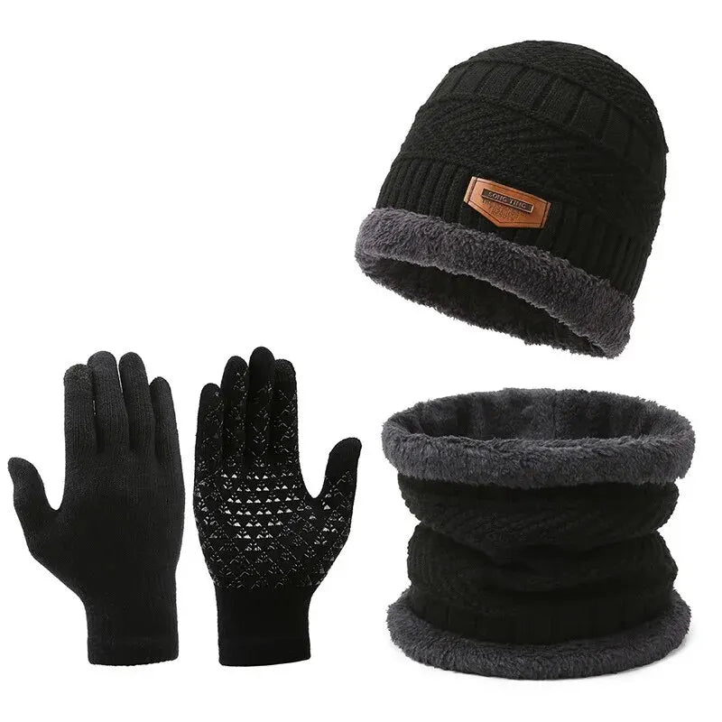 Ensemble Hiver Chic : Chapeau, Écharpe & Gants