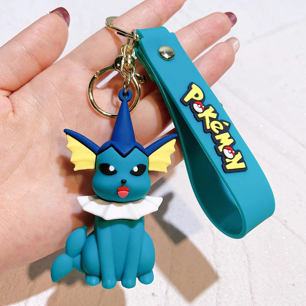 Kawaii Pokémon Keychain: Charmander & Psyduck Fun!
