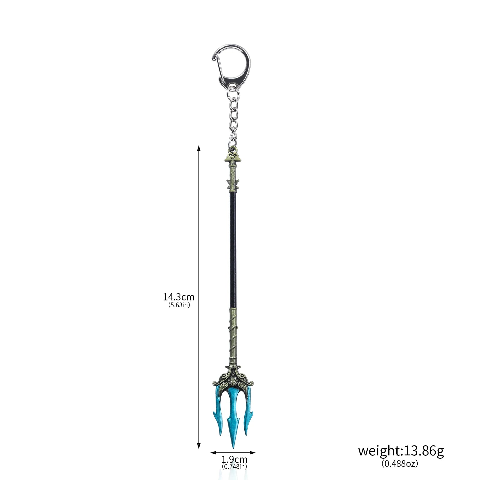 Porte-clés Kratos : Lame du Chaos en métal élégant