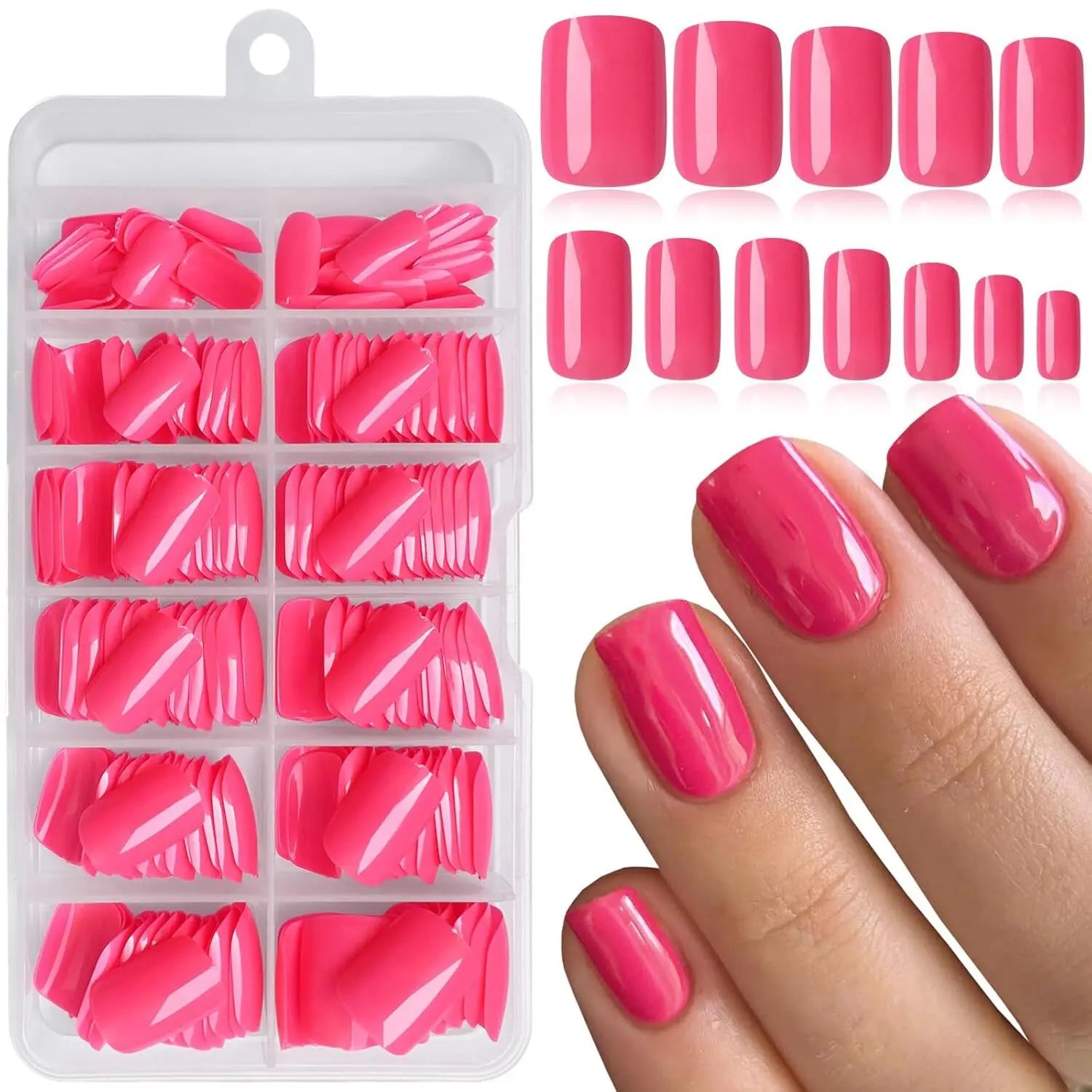 Amande Chic - Faux Ongles Blancs 120 pcs