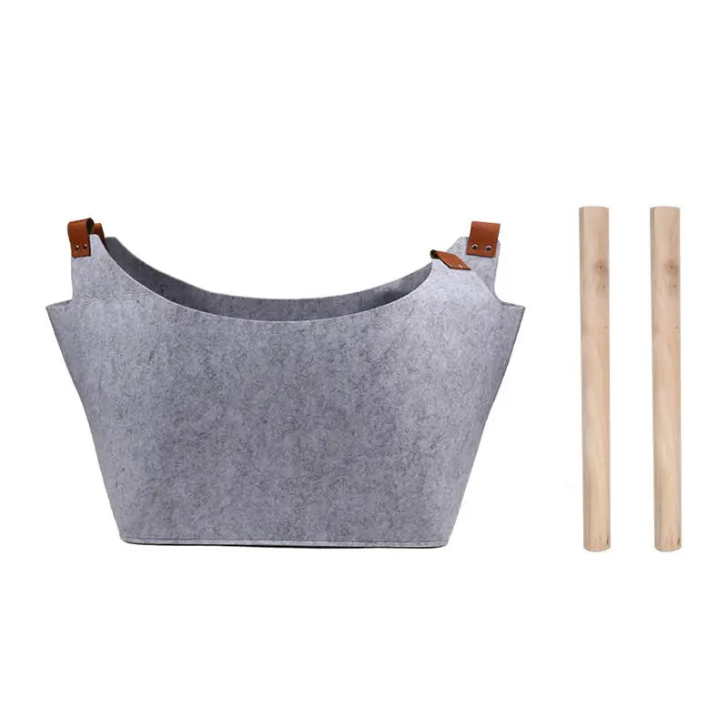 Foldable Firewood Tote: Durable, Eco-Friendly Storage