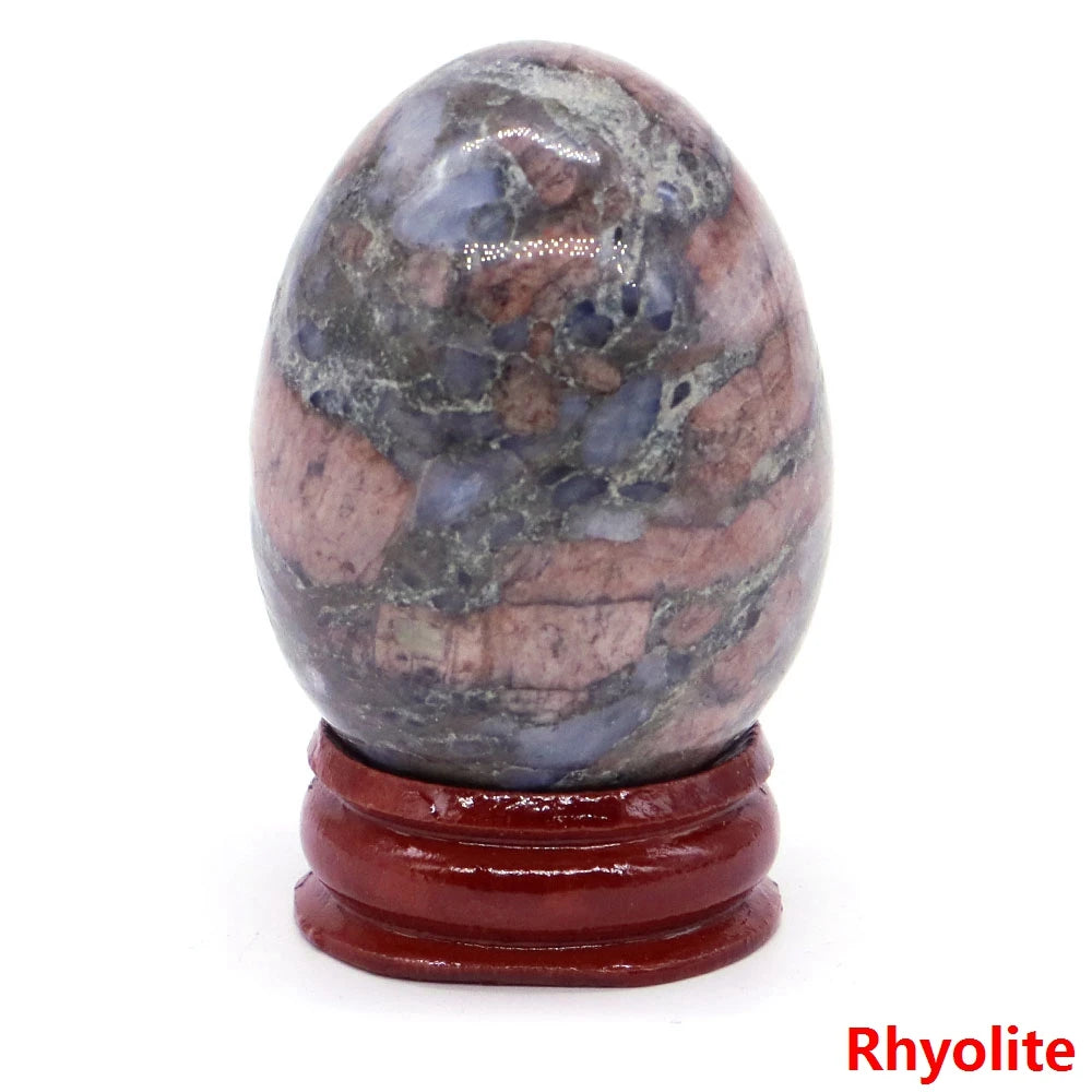 Oeuf Énergétique en Pierre Naturelle