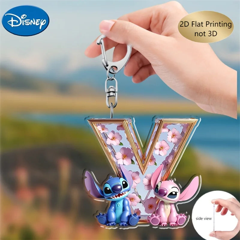 Lilo & Stitch Acrylic Keychain - Custom Name Gift