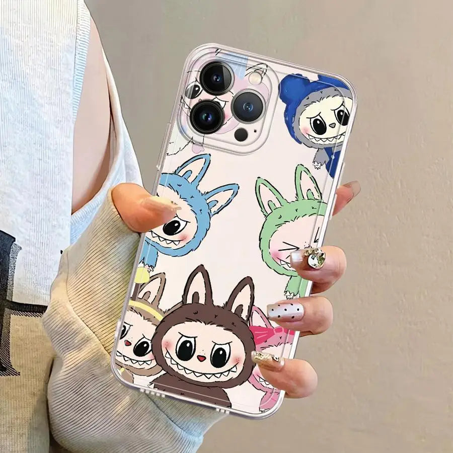Coque Douce en Silicone pour iPhone - Style Mignon