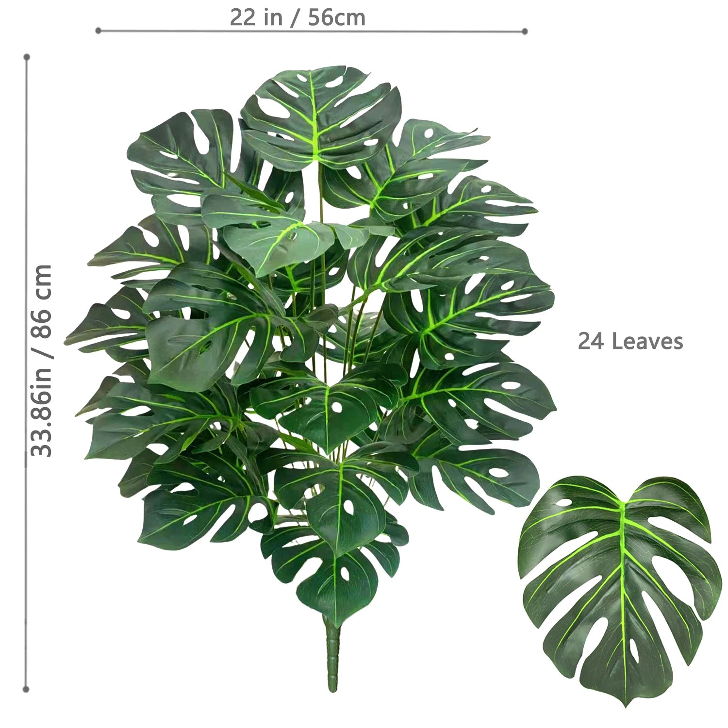 Monstera Artificielle Luxe 100 cm