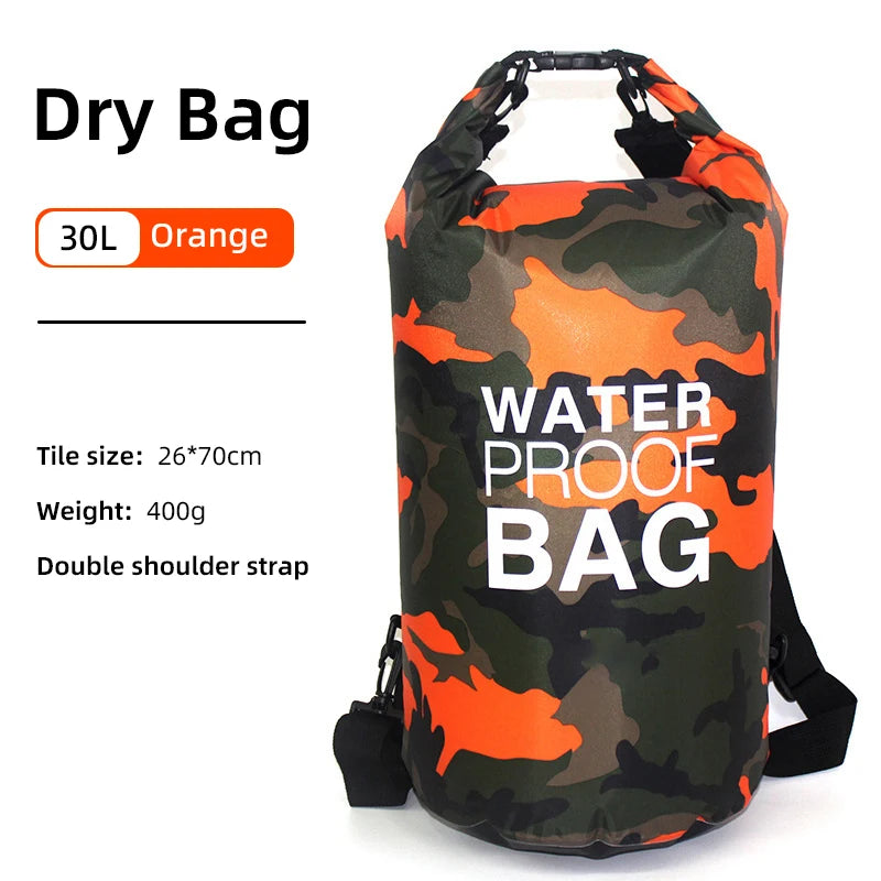 AquaGuard: Sac à Dos Étanche 30L/15L Polyvalent