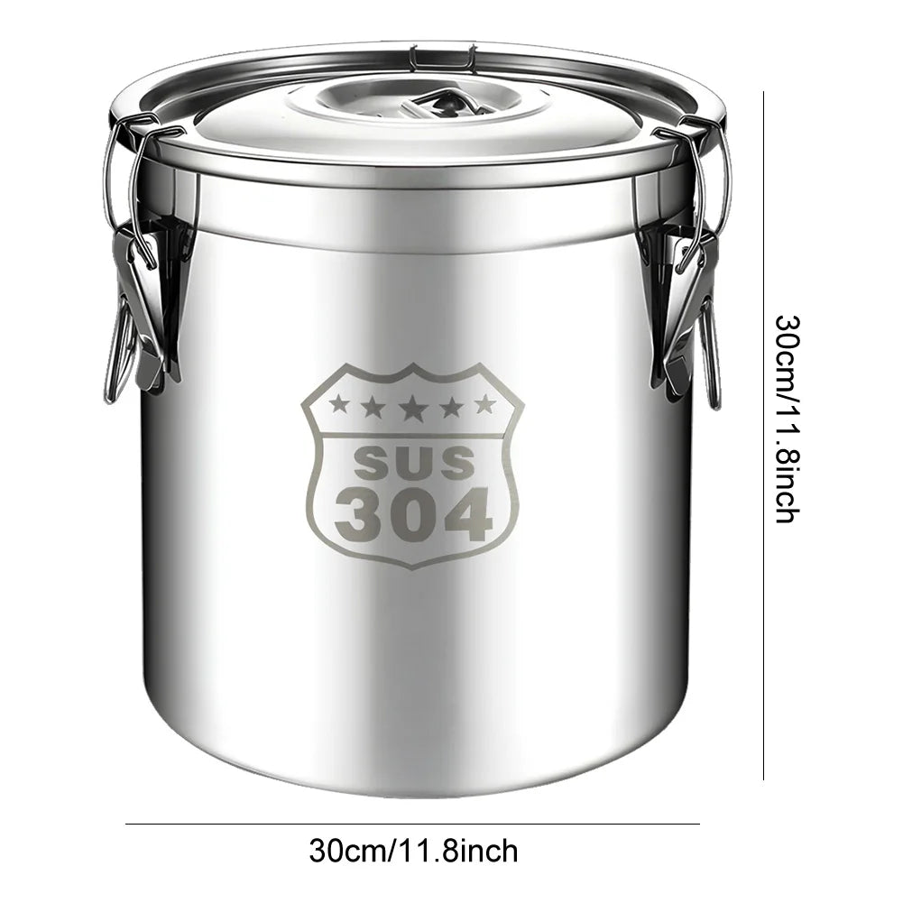Airtight Steel Food Storage Canister Set