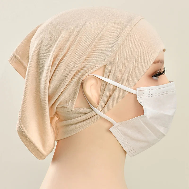 Bonnet Jersey Élégant avec Trou d'Oreille LAVEN