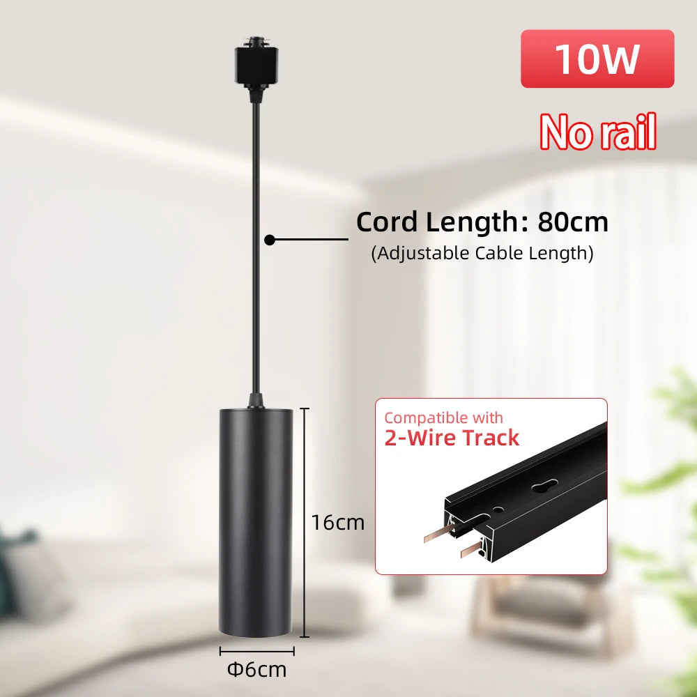 CHENBEN GU10 Flex LED Track Light - Modern & Adjustable