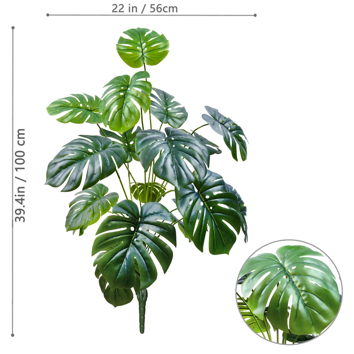 Monstera Artificielle Luxe 100 cm