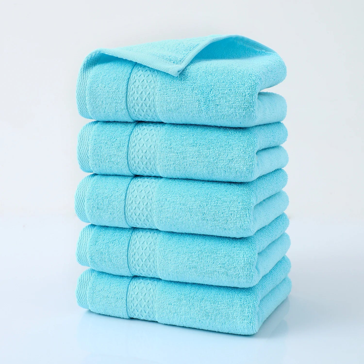 Serviettes Douces & Absorbantes Coton x5 Multi-usage