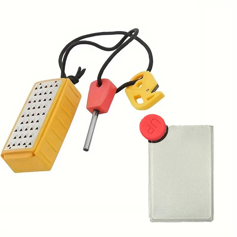 Kit Survie Silex: Outils & Corde d'Urgence Extérieure