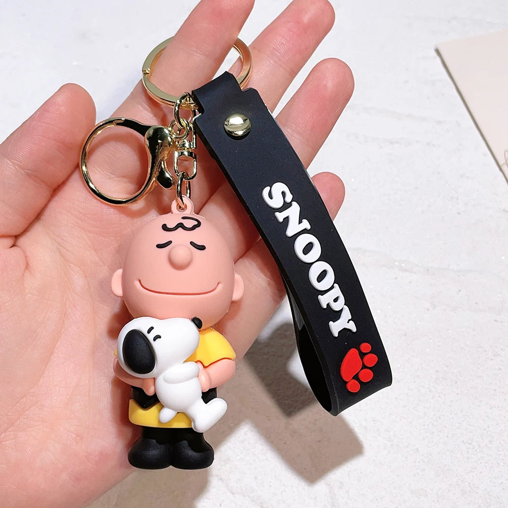 Snoopy Silicone Keychain Couple Pendant - Creative Charm