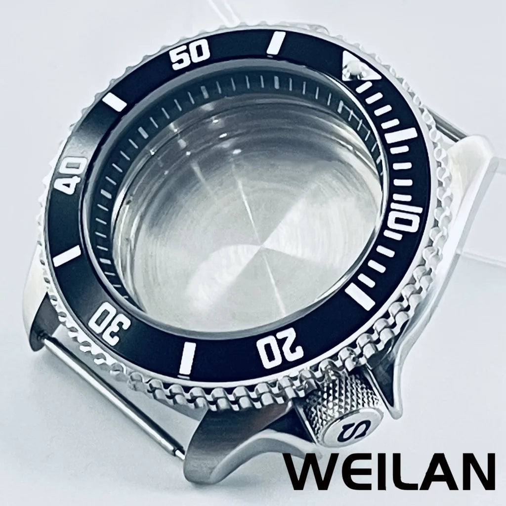 Boîtier Plongée 42mm NH35 Acier Inoxydable Argent